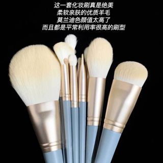 Bộ cọ 10 cây lông mịn cao cấp Bóp Xanh Pastel Voan Nơ, sỉ 95k/bộ Thái Lan