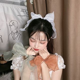 CỘT TÓC NƠ PHONG CÁCH HÀN QUỐC