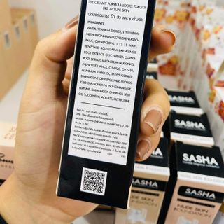 Kem nền trang điểm Thái Lan SaSha NUDE Skin, sỉ 60k/chai