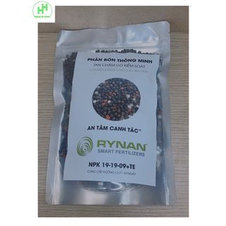 Phân Bón Thông Minh Tan Chậm Có Kiểm Soát Chuyên Dùng Cho Cây Ăn Trái RYNAN NPK 19-19-09+TE, Khối Lượng 400g