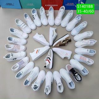 Giày thể thao nữ chất da mềm sỉ giá rẻ S1401