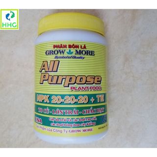 Phân bón lá GROWMORE (USA) All Purpose Plant Food NPK 20-20-20 + TE: TO CỦ, LỚN TRÁI, CHẮC HẠT