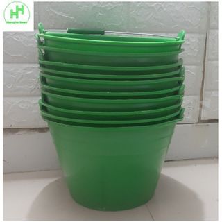 10 Xô Nhựa Đựng Nước, Tưới Cây, Xách Hồ, Xách Vữa, Đựng Đồ, Có Quai Xách, Kích Thước 28x18Cm