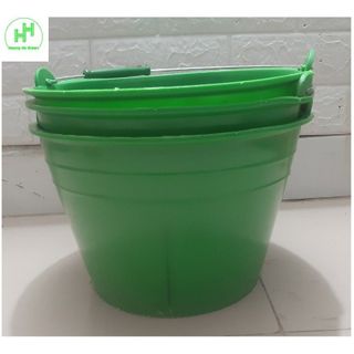 3 Xô Nhựa Đựng Nước, Tưới Cây, Xách Hồ, Xách Vữa, Đựng Đồ, Có Quai Xách, Kích Thước 28x18Cm giá sỉ