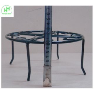 10 Kệ Sắt Đỡ Chậu Hoa Nhựa - ĐK 21.5cm, Cao 10.5cm