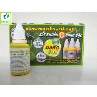 NANO BẠC HÙNG NGUYỄN LỌ 20ML DUNG DỊCH SÁT KHUẨN giá sỉ