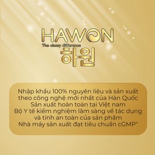 Serum sáng da & mờ thâm chiết xuất Nhân Sâm tinh chất v.àng 24K HAWON - 10ml