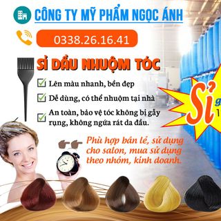 Bán Sỉ Dầu Nhuộm Tóc Phủ Bạc Loại Thảo Dược Chai 400ml