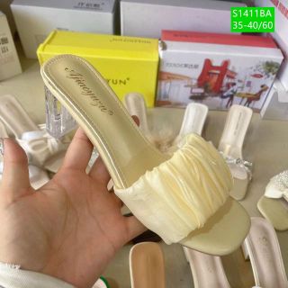 Dép nữ cao gót vuông sỉ giá rẻ
