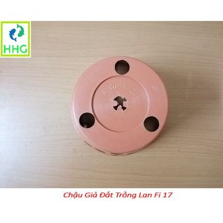 5 chậu giả đất trồng lan Fi 17 - đường kính 17cm