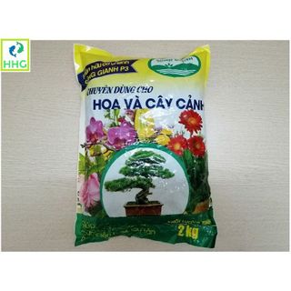 PHÂN HỮU CƠ VI SINH 2KG SÔNG GIANH P3 - CHUYÊN DÙNG CHO HOA VÀ CÂY CẢNH, CỨNG CÂY, MƯỚT LÁ, NHIỀU HOA, LÂU TÀN