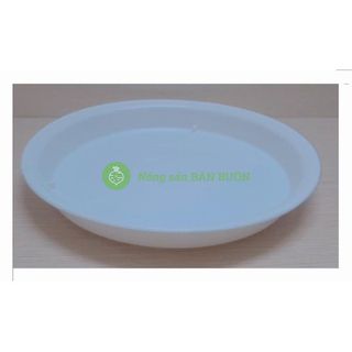 Combo 3 Chậu Nhựa Trồng Hoa, Cây Cảnh Lục Giác LGC280 Màu Trắng + 3 Khay (Đĩa) Lót Đế Chậu D270