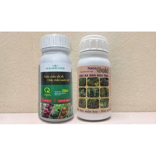 COMBO NAMKING FULLROOT + NANO GOLD SIÊU RA HOA ĐẬU TRÁI - DINH DƯỠNG CHO CÂY ĂN QUẢ LỌ 250ML giá sỉ