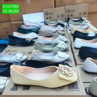 Giày búp bê nữ đế bệt da mềm chất đẹp sỉ giá rẻ