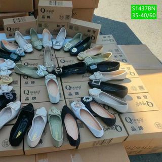 Giày búp bê nữ đế bệt da mềm chất đẹp sỉ giá rẻ