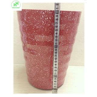 5 Chậu Nhựa Đá Đỏ WB Vt 245x167x300 (Vòng Tròn Bé Đá Đỏ)