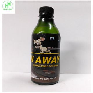 Xịt đuổi chuột, côn trùng thảo mộc Run Away, dung tích 300ml