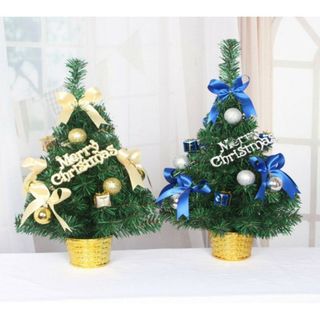 Cây thông Noel mini cao 50cm, Cây thông Noel mini trang trí đầy đủ phụ kiện cao 50m - Huy Tưởng