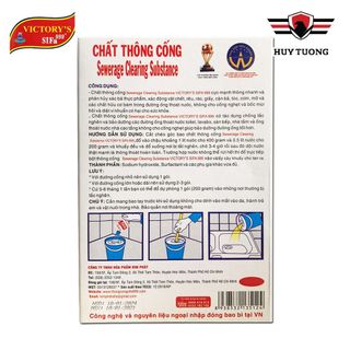 Bột thông tắc cống, bột thông tắc bồn cầu Victory's Sifa999 siêu mạnh 200g - Huy Tưởng