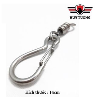 [Mã LIFE25750K giảm 10% đơn 200k] Móc khóa , móc cài treo chìa khóa 4 size Inox 304 Cao Cấp - Huy Tưởng