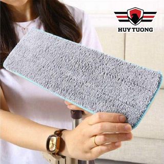 Bông lau nhà thay thế Bông lau miếng lau nhà thay thế cho cây lau nhà tự vắt SIZE 12x33cm - Huy Tưởng