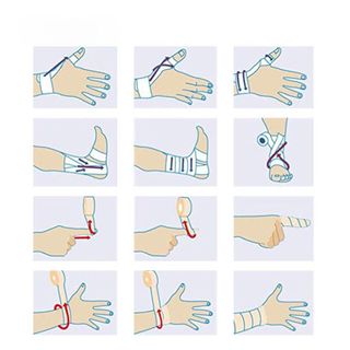 Băng keo thể thao co dãn tự dính dùng khi hoạt động, cao su non chống chấn thương, hỗ trợ thi đấu và tập luyện 7,5cm*4.5m