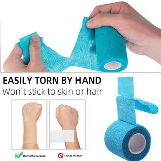 Băng keo thể thao co dãn tự dính dùng khi hoạt động, cao su non chống chấn thương, hỗ trợ thi đấu và tập luyện 7,5cm*4.5m