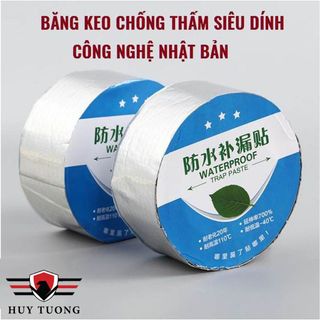 Băng keo siêu dính chống thấm WATERPROOF Nhật Bản , băng keo dính chống thấm nước chịu nhiệt 5cm/10cm - Huy Tưởng