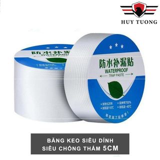 Băng keo siêu dính chống thấm WATERPROOF Nhật Bản , băng keo dính chống thấm nước chịu nhiệt 5cm/10cm - Huy Tưởng