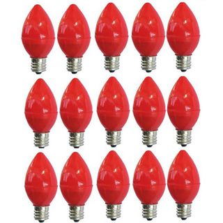 Bộ 10 bóng đèn Led ớt , đèn trái ớt tiết kiệm điện màu đỏ - Huy Tưởng