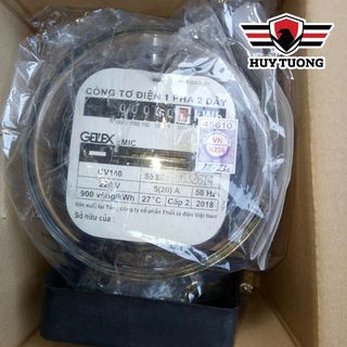 Công Tơ Điện 1 Pha 2 Dây, Công tơ điện EMIC GELEX 1 pha 2 dây (CÓ GIẤY KIỂM ĐỊNH) - Huy Tưởng