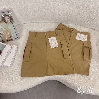 Chân váy kaki túi hộp siêu đẹp