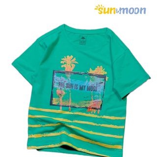 Áo thun bé trai in hình cây dừa Sun & Moon giá sỉ