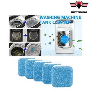 Viên tẩy lồng máy giặt vệ sinh sạch sẽ cặn bã bụi bẩn, viên tẩy lồng giặt siêu sạch tăng tuổi thọ máy giặt - Huy Tưởng