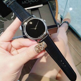 ĐỒNG HỒ MOVAADO DÂY DA COUPLE CAO CẤP HOT