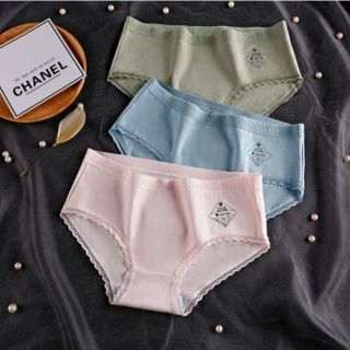 Quần lót Cotton Nữ cạp sọc cao cấp xuất Nhật - UD011