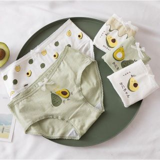 QUẦN LÓT QUẢ BƠ SIÊU KUTE ( Được chọn màu) - Size L (Free Size 48-60kg)- Hàng chuẩn loại 1