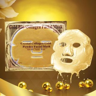 Combo 10 Mặt nạ đắp mặt collagen nano vàng Crystal Facial Mask giá sỉ