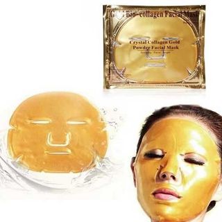 Combo 5 Mặt nạ đắp mặt collagen nano vàng Crystal Facial Mask giá sỉ