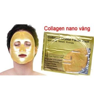 Combo 5 Mặt nạ đắp mặt collagen nano vàng Crystal Facial Mask giá sỉ
