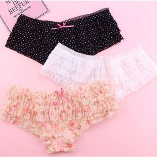 Set 5 Quần Chip Ren Bánh Bèo - Set lọt khe