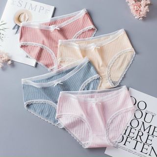 Quần lót nữ dễ thương thoáng khí thời trang 100% cotton chống vi khuẩn giá sỉ