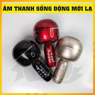 Micro karaoke kèm loa bluetooth YS 09 - Micro không dây hiệu ứng hay âm thanh chuẩn mic hút siêu phẩm mới 2021 GIÁ SỈ