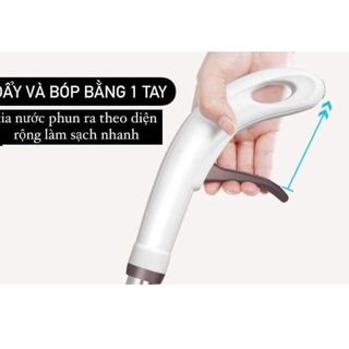Cây lau nhà có bình xịt phun sương chổi lau đa năng xoay 360 độ lau mọi ngóc ngách có thể tháo miếng lau vệ sinh dễ dàng