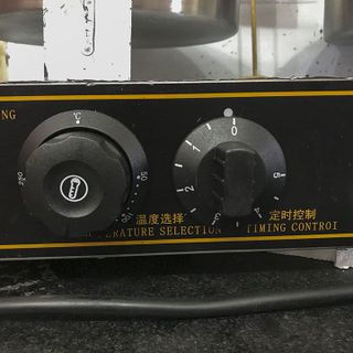 Máy Làm Bánh Đường Phố Công Nghiệp 220 V Làm Các Loại Bánh Kẹp, Trứng Gà Non, Bánh Tổ Ong, Bông Lan, Waffle - Tặng Công Thức Làm Bánh - Máy Ốc Caro Đôi