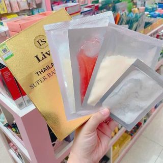 [Sỉ 10 hộp] Tắm Ủ Trắng Body Livy's Vàng Siêu Trắng Mịn giá sỉ