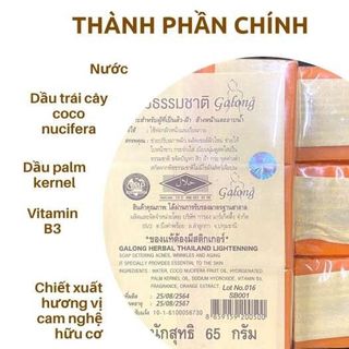 Xà phòng Nghệ Thái Lan, Soap xà bông nghệ cam trắng da giảm mụn thâm sạch nhờn hiệu quả giá sỉ