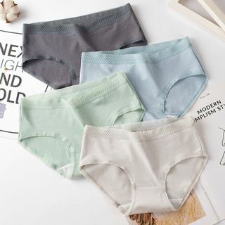 Quần Lót Cotton Cạp Lưới Cao Cấp, quần lót cotton tăm tre viền lưới mẫu mới sexy Quần lót nữ cotton QL03 giá sỉ