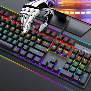 KEYBOARD T-Wolf T18 Phím cơ (Phím cơ, 87 key, Blue Switch, 12 chế độ Led)- Bh 12 tháng : 355k