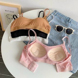 Áo nữ học sinh đệm mút ngực mỏng, áo lót đệm bàn tay nâng ngực